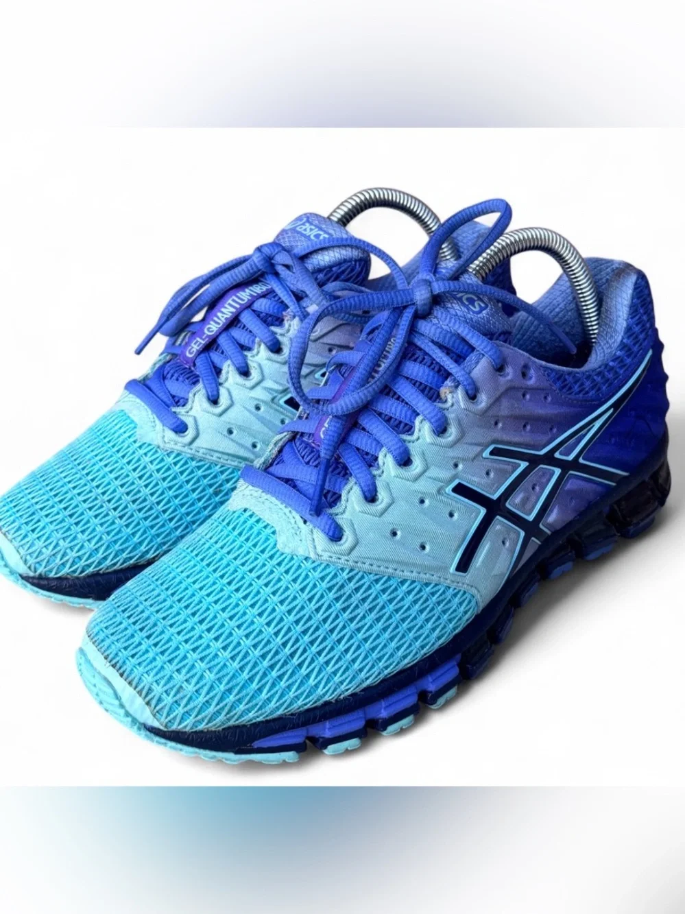 ASICS Women's Gel Quantum 180 Running Shoes Athletic Sneakers Sz 8 Purple/Blue